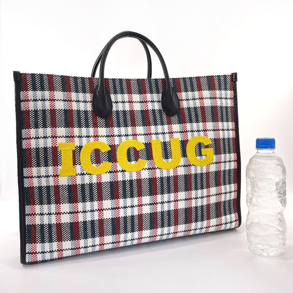 Gucci Large Tote Embroidered Canvas Leather Multicolor - Picture 2 of 13